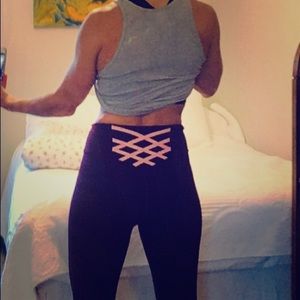 💜 Fablectics Burgundy Yoga Pants 💜